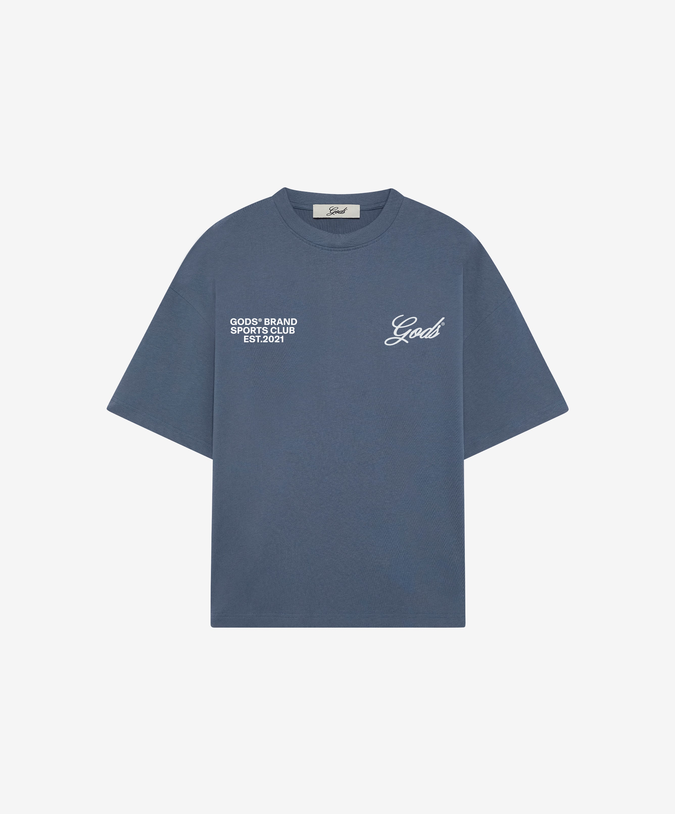 Gods Sports Club Tee Dark Grey - Image 3