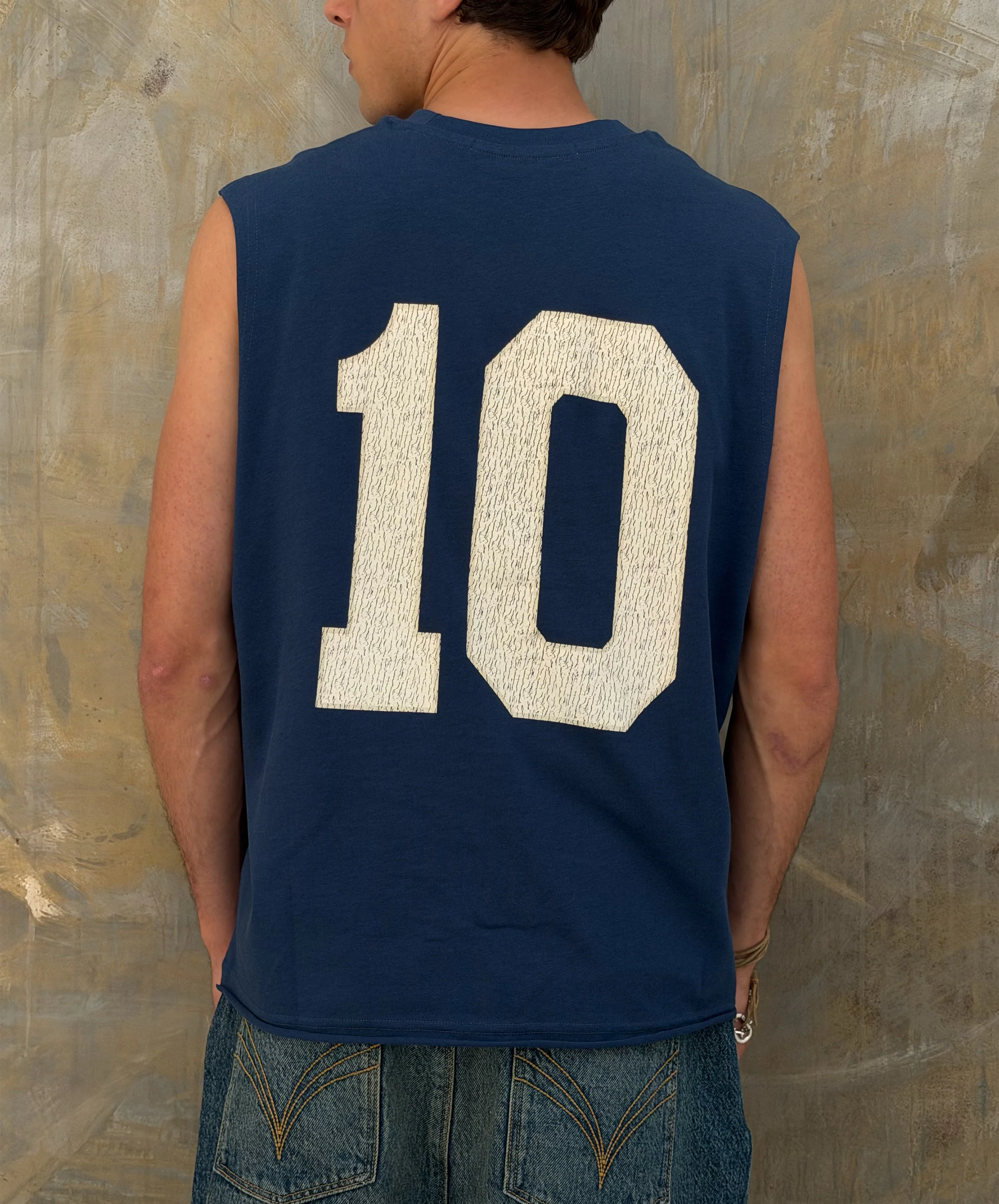 Gods FC Sleeveless Navy - Image 4