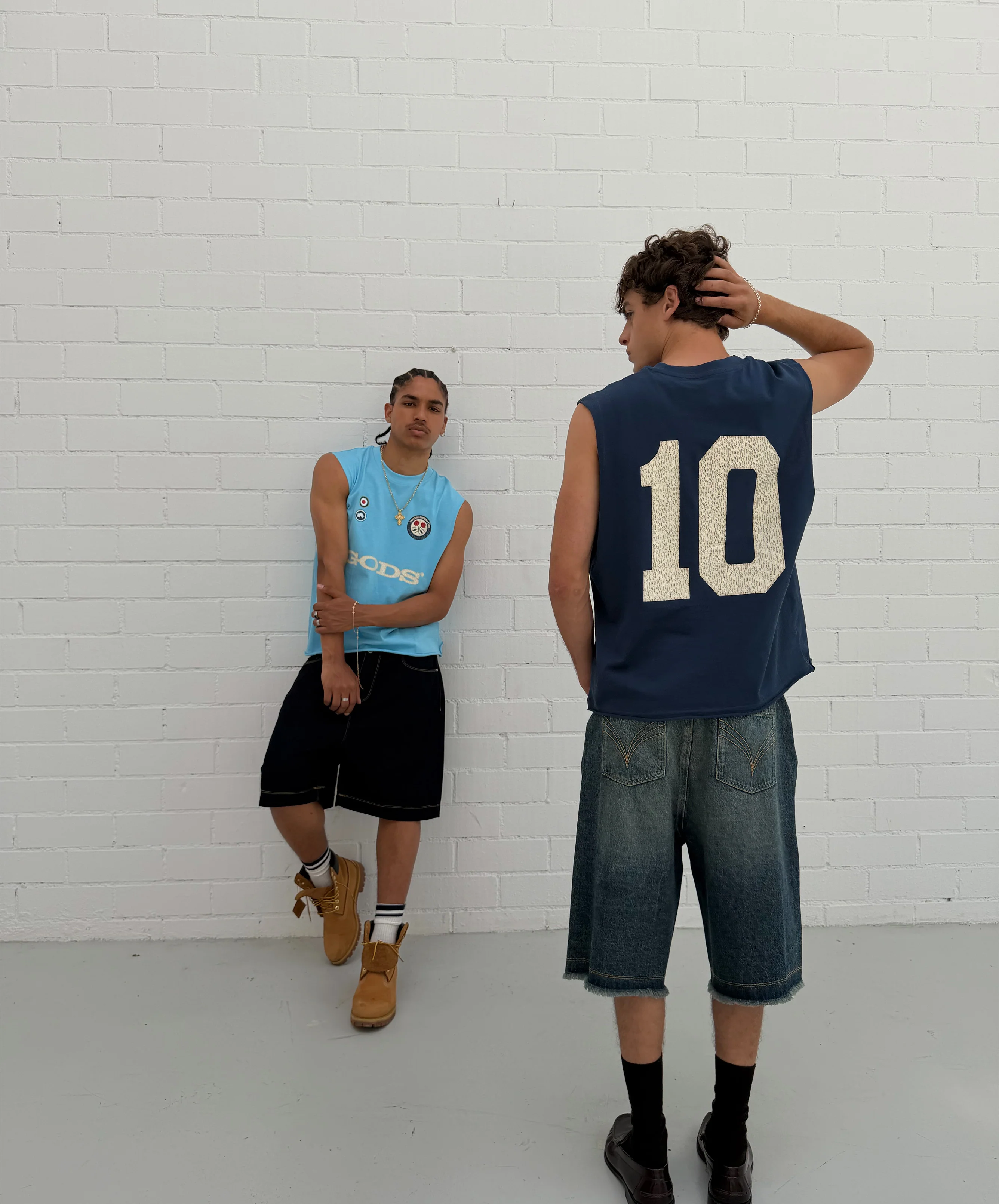 Gods FC Sleeveless Navy - Image 6