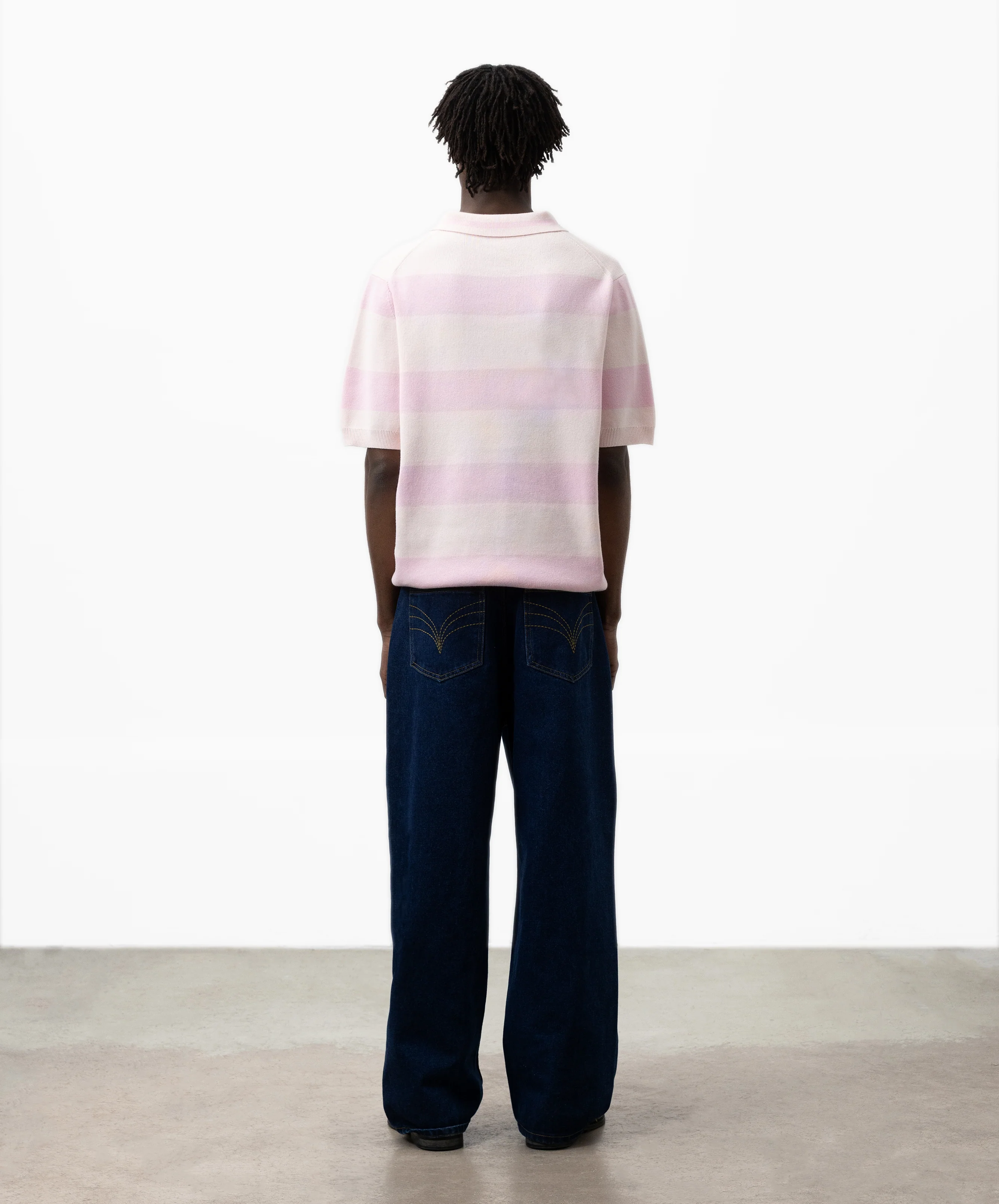 Striped Polo Rose - Image 8