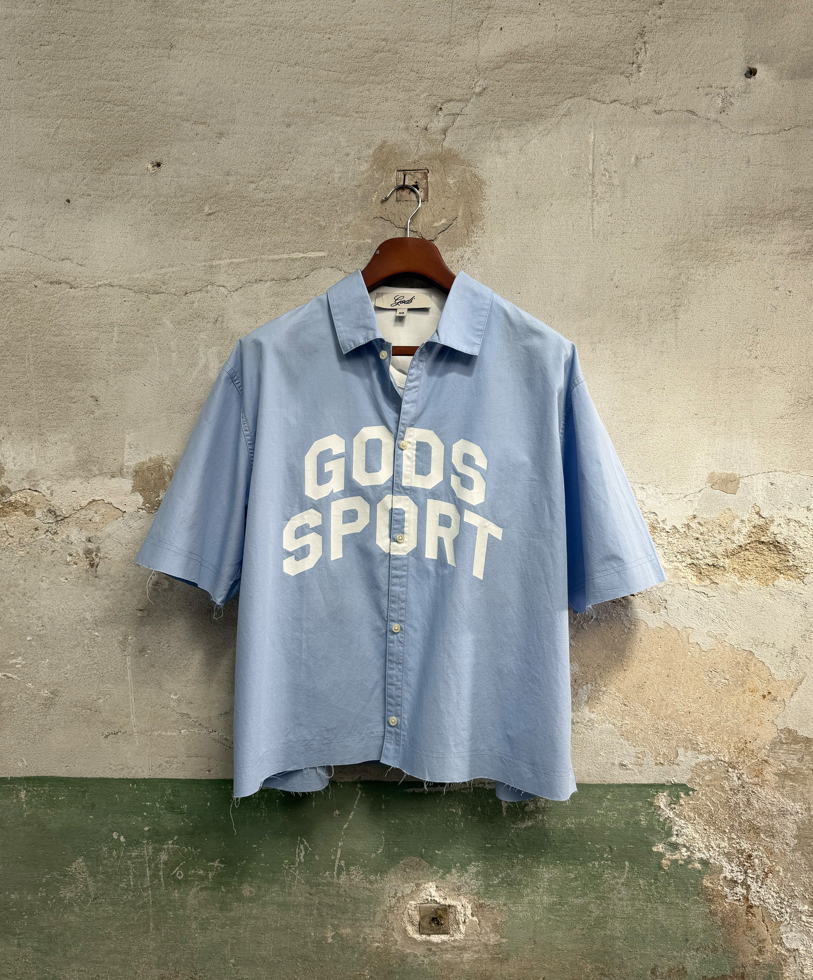 Gods Sport Shirt Blue - Image 4