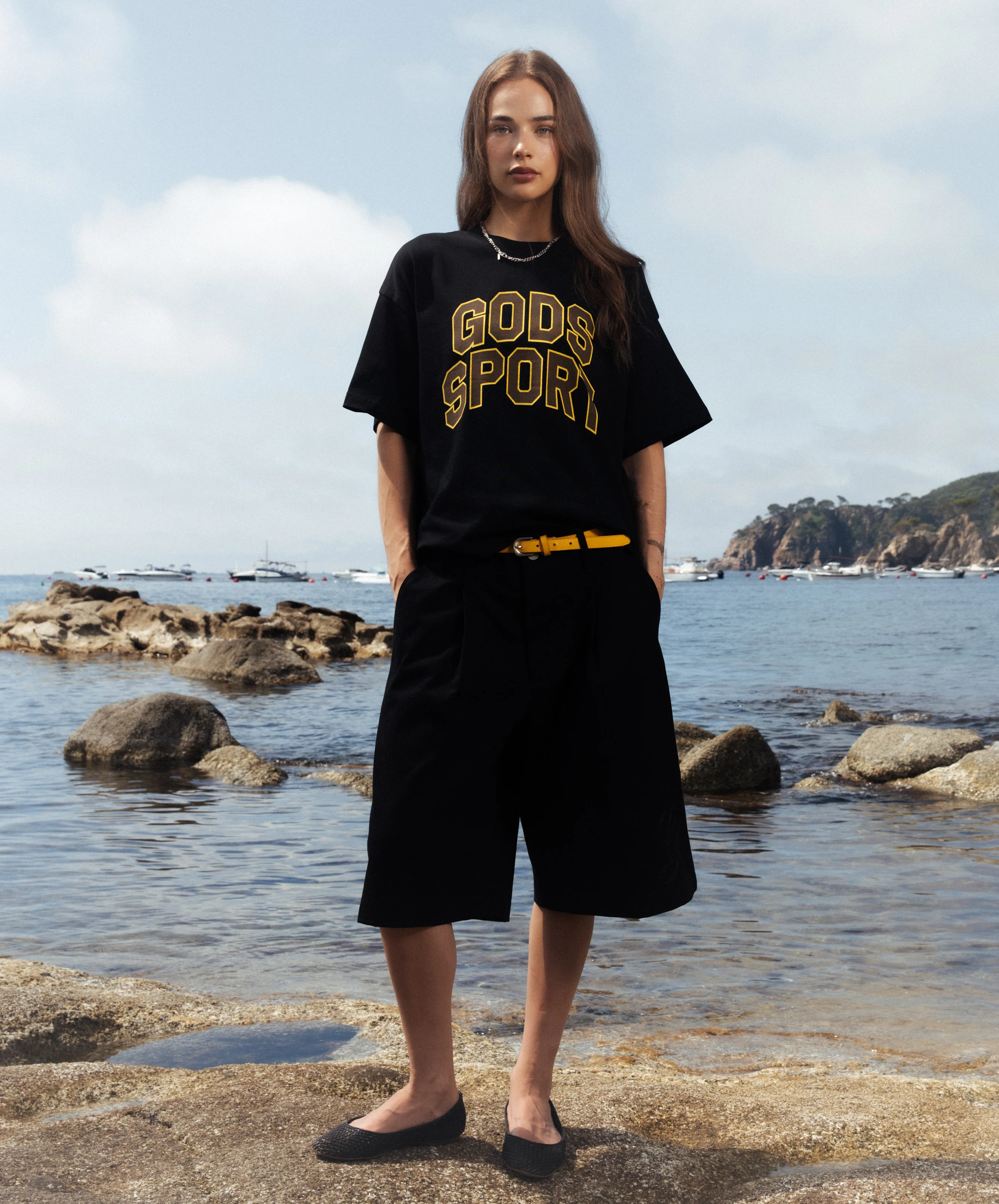 Gods Sport Tee Black - Image 4