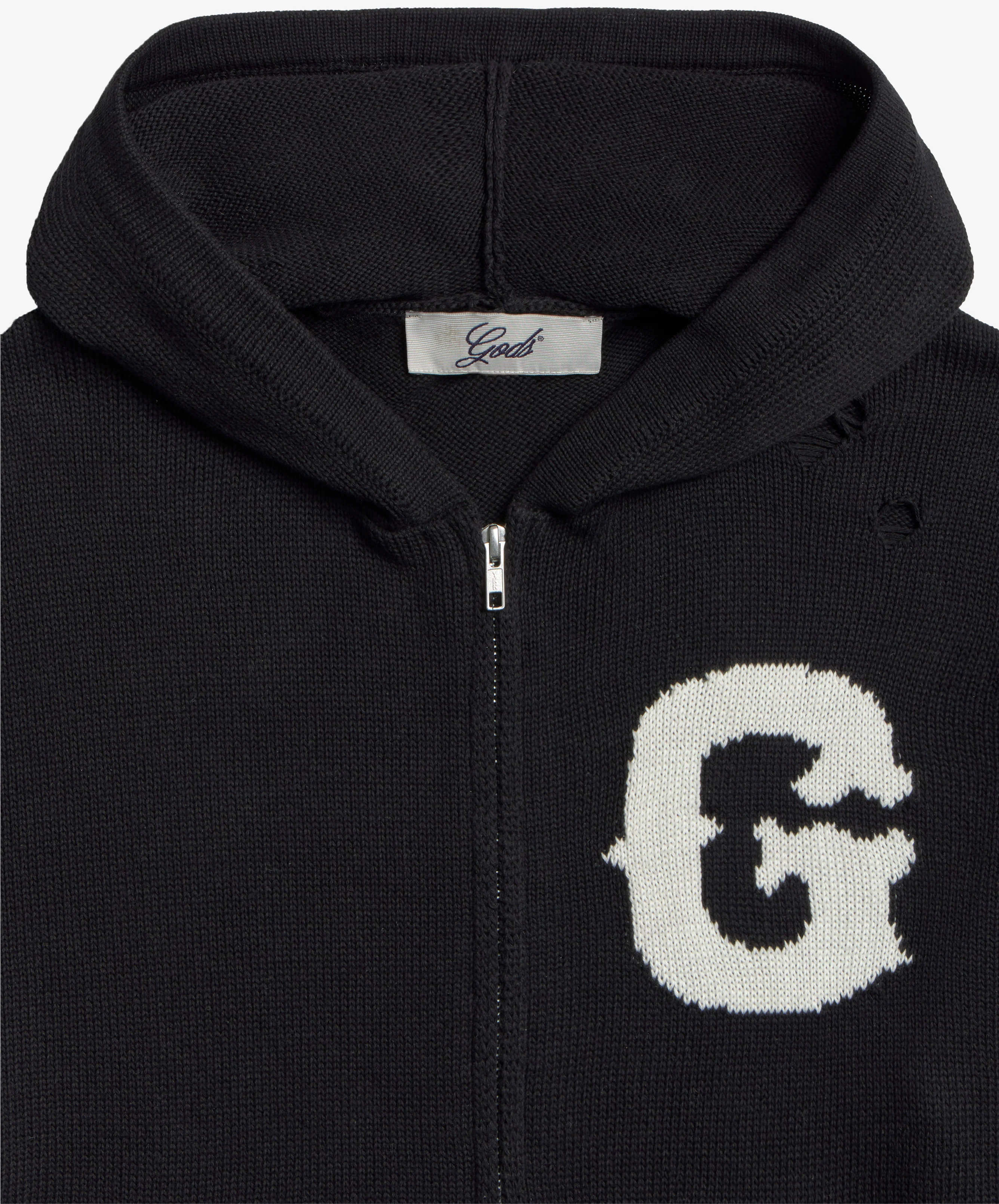 G Knitted Zipper Black - Image 7
