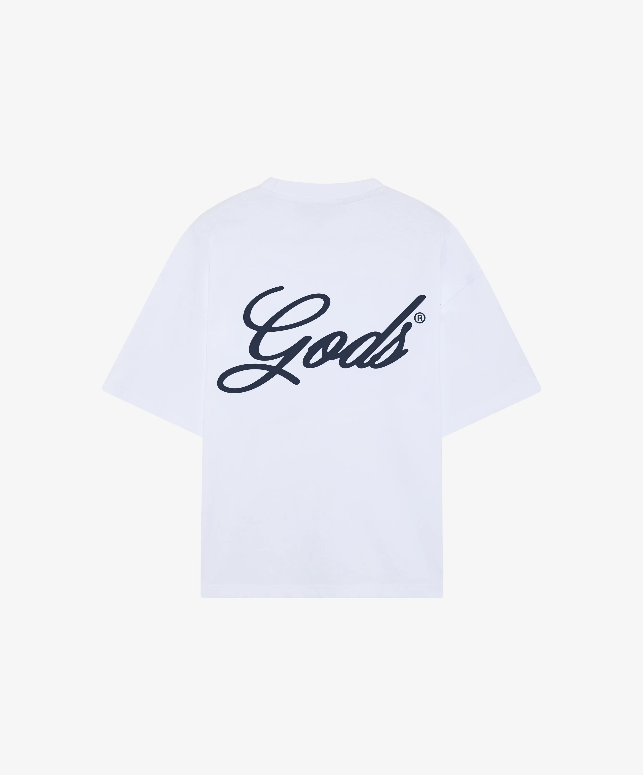 Script Boxy Tee White