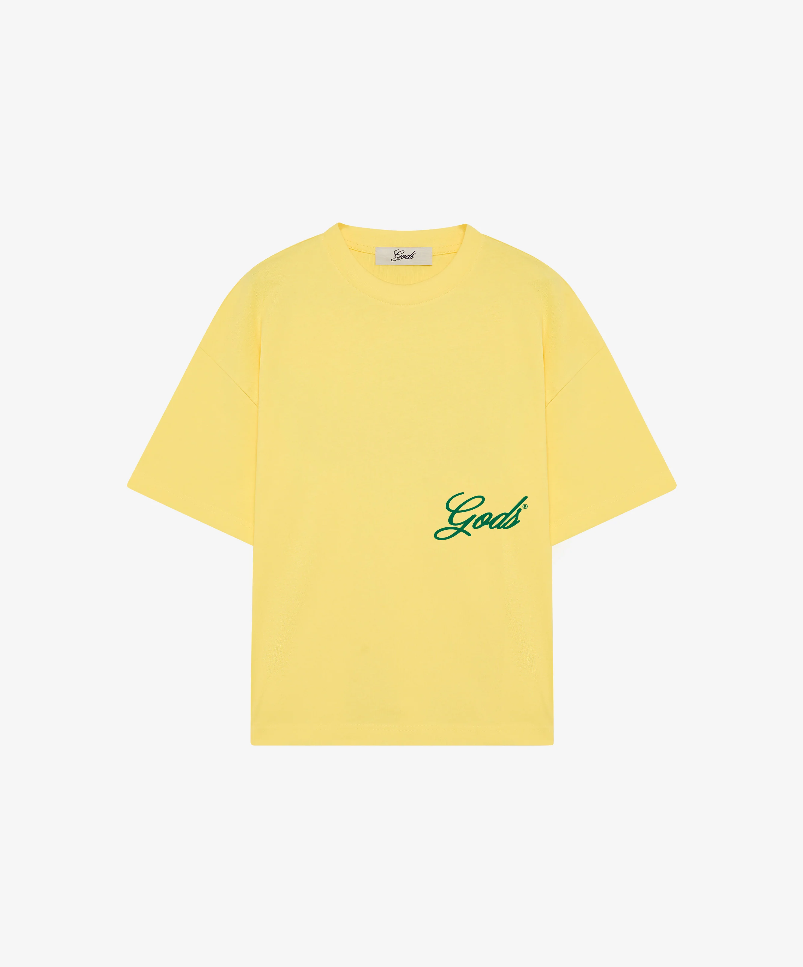 Script Boxy Tee Yellow - Image 3