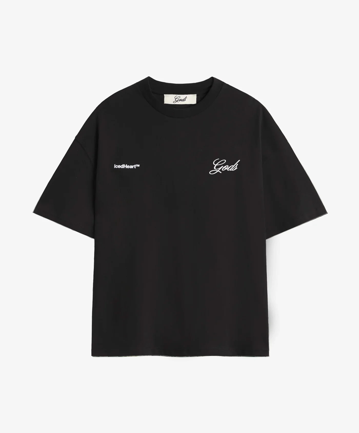 Iced Heart Tee Black - Image 4