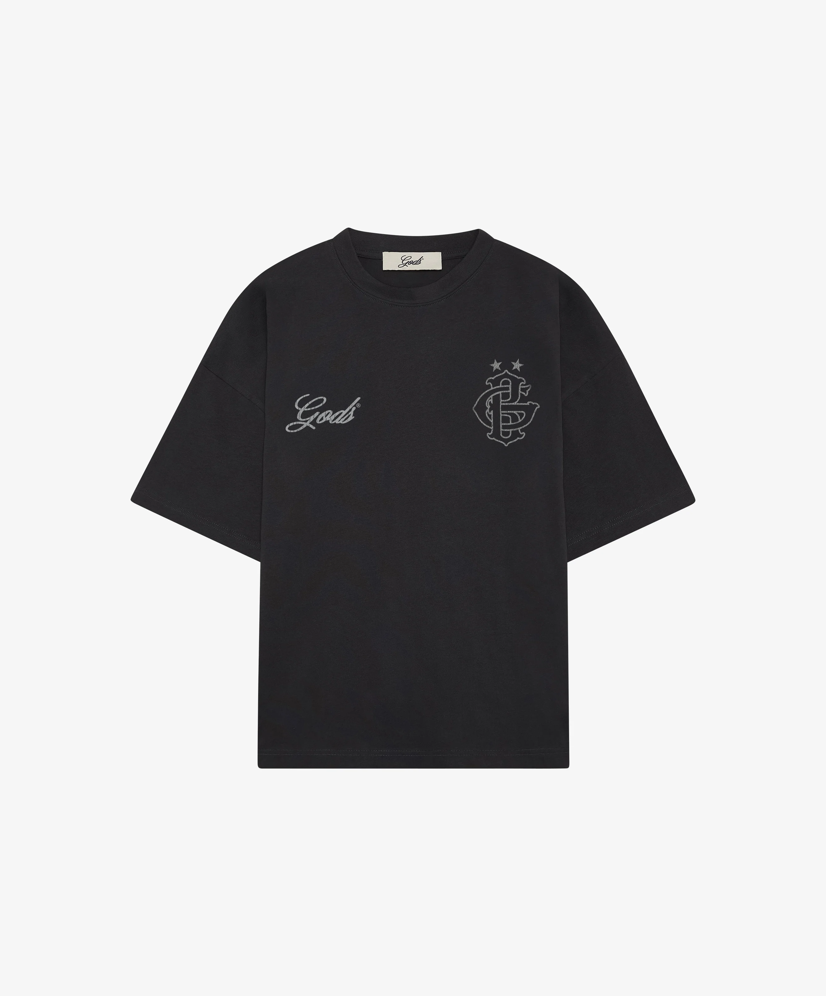 Gods Brand Boxy Tee Black - Image 3
