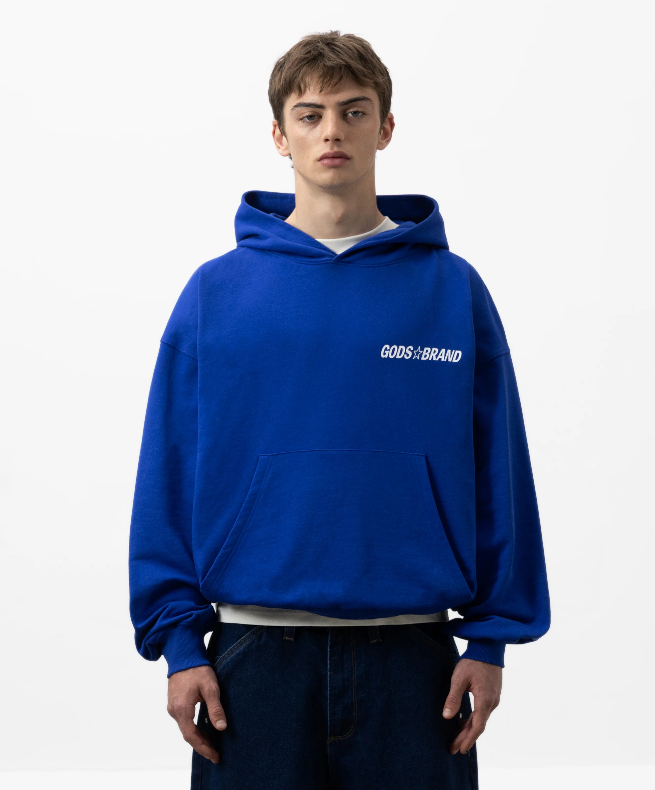 Sportscar Hoodie Blue - Image 3