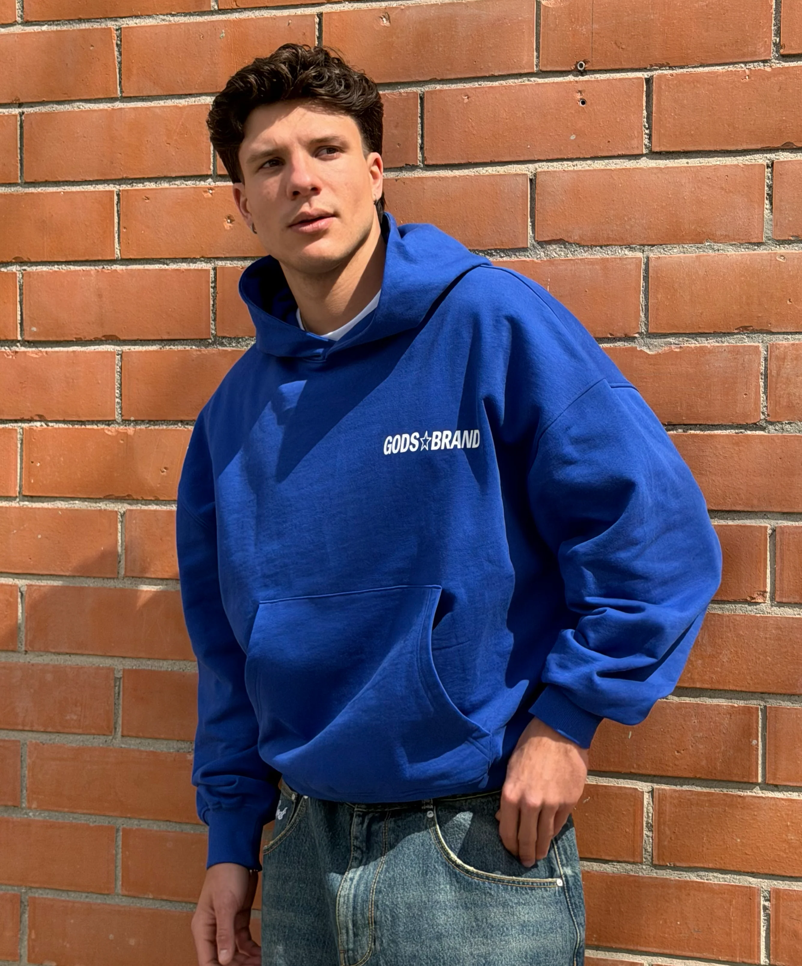 Sportscar Hoodie Blue - Image 6