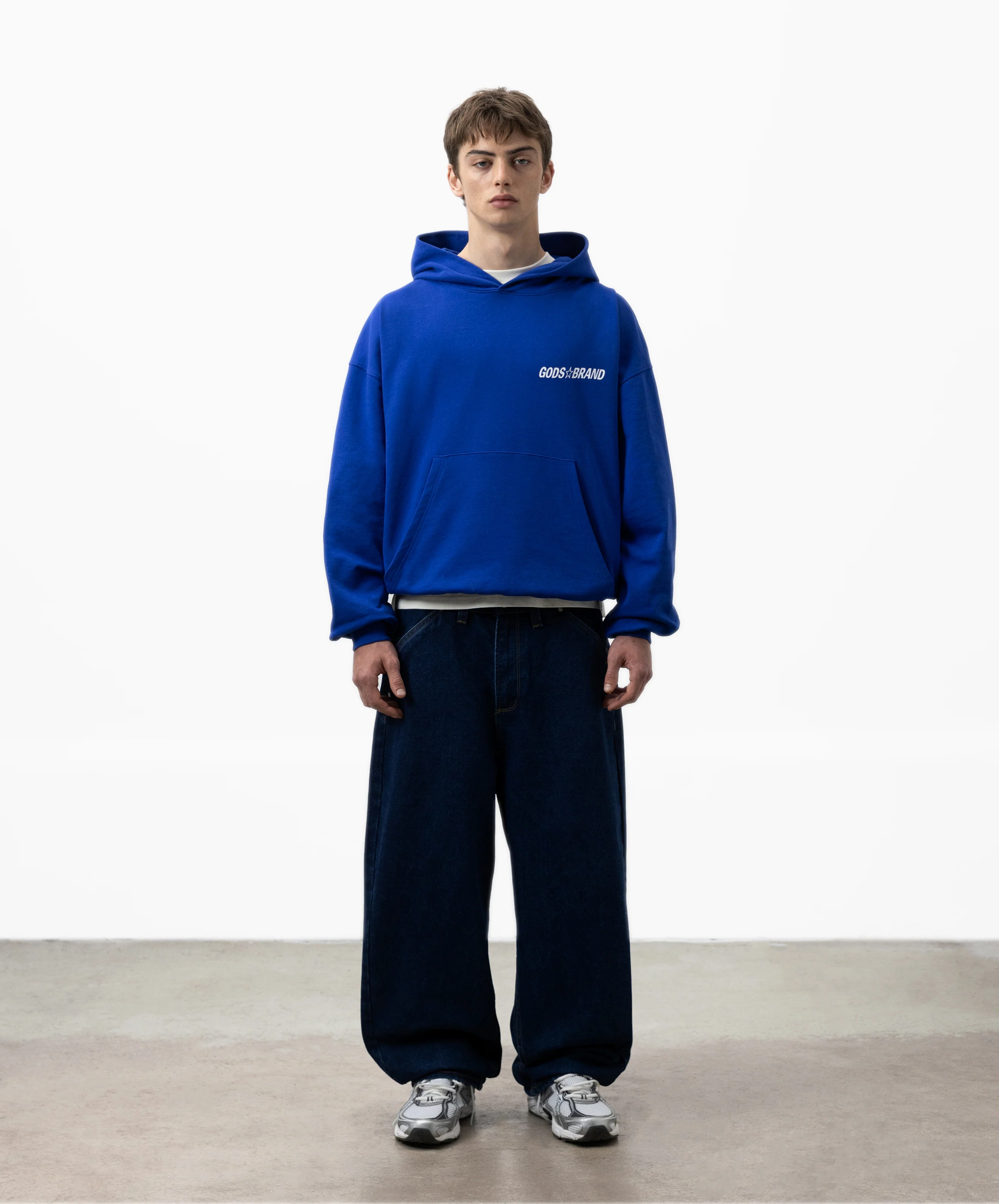 Sportscar Hoodie Blue - Image 8