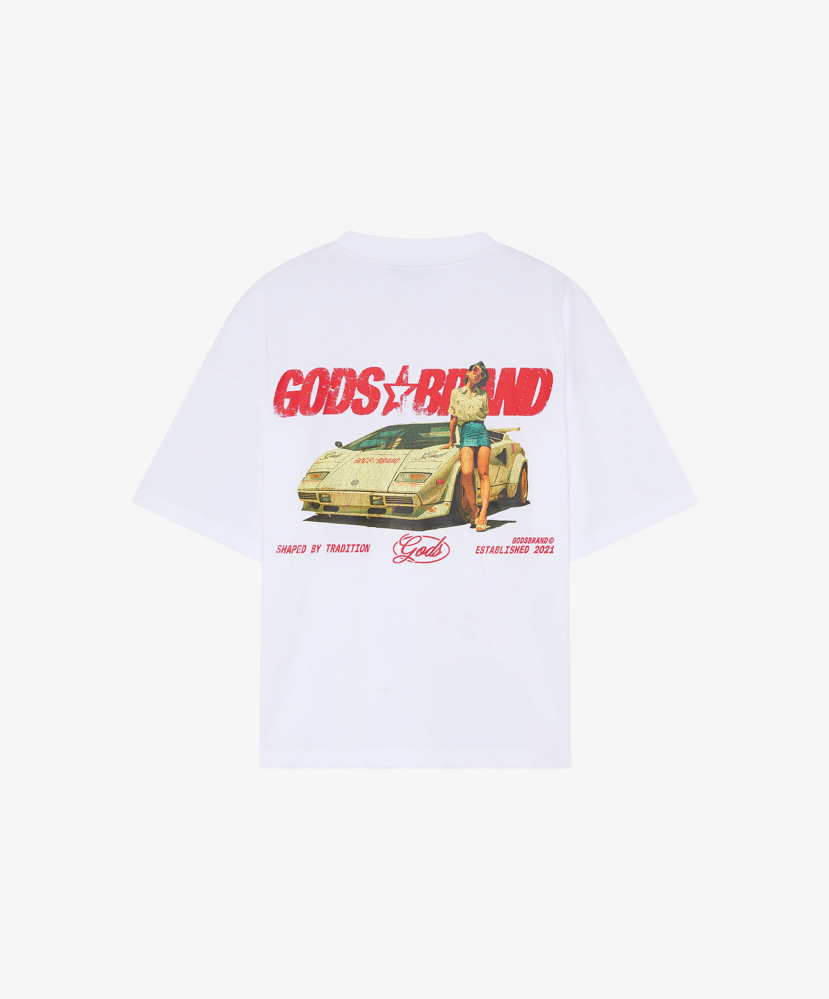 Sportscar Tee White - Image 4