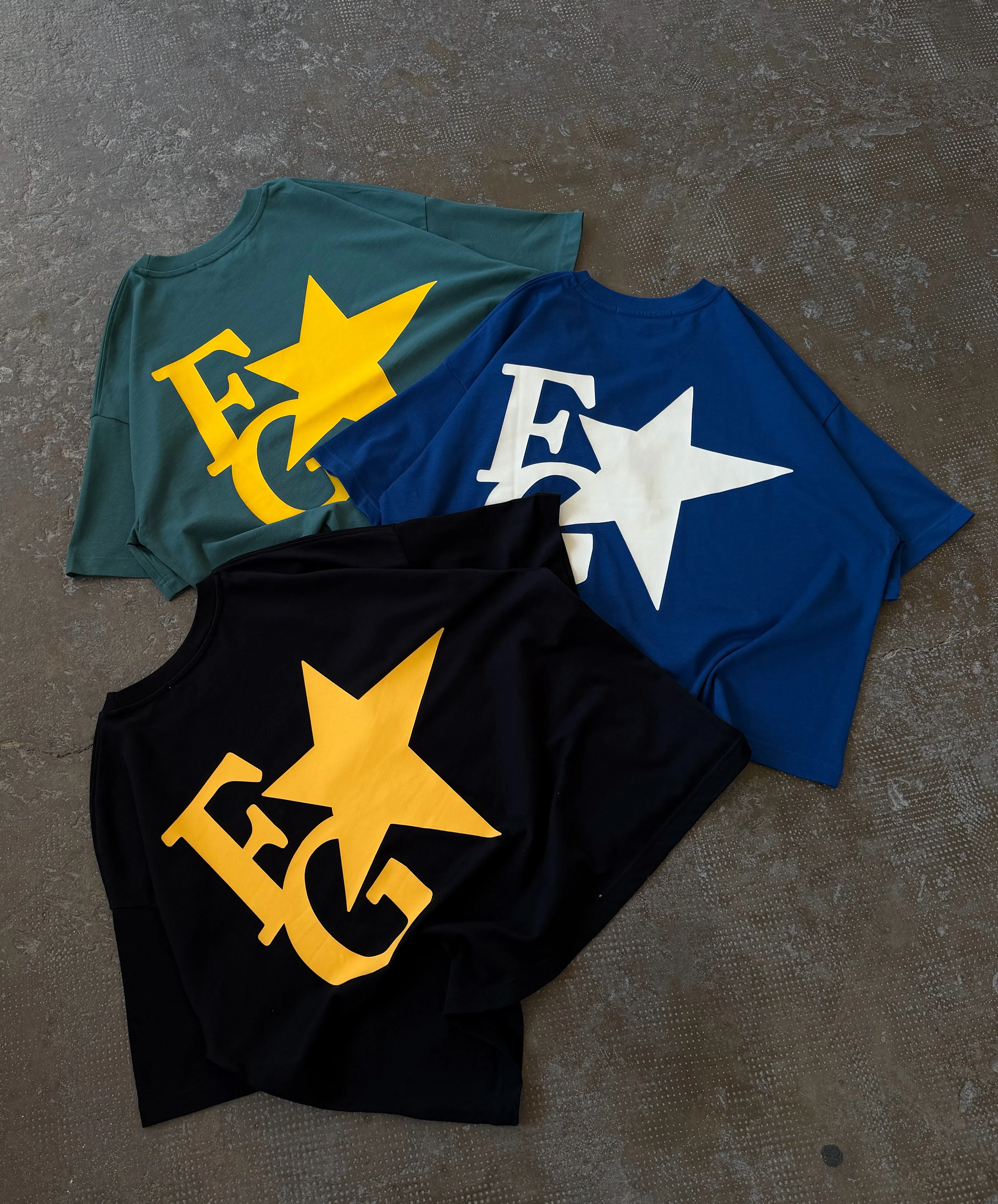 Star Boxy Tee Black - Image 7