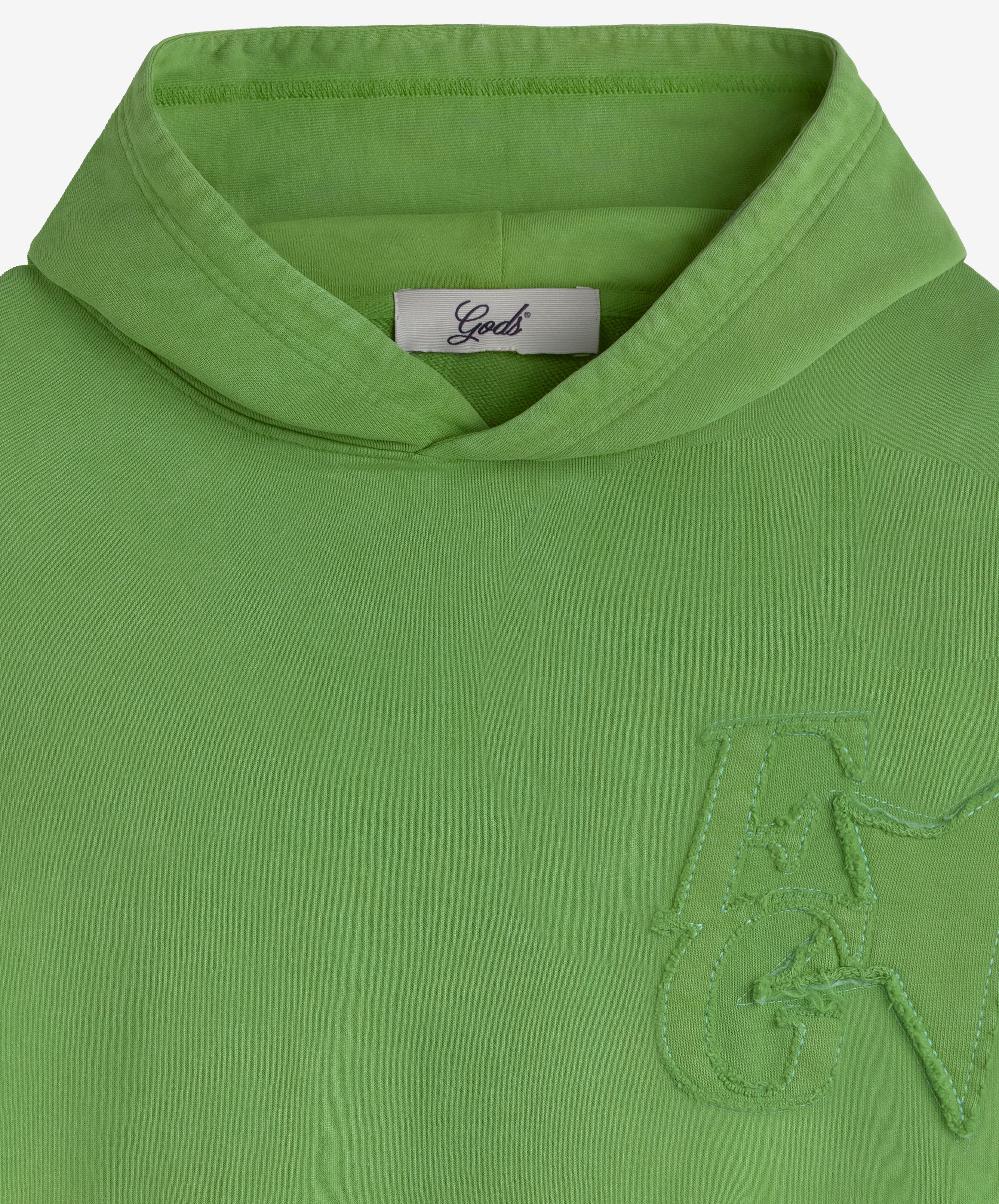 Star Washed Hoodie Green - Image 7