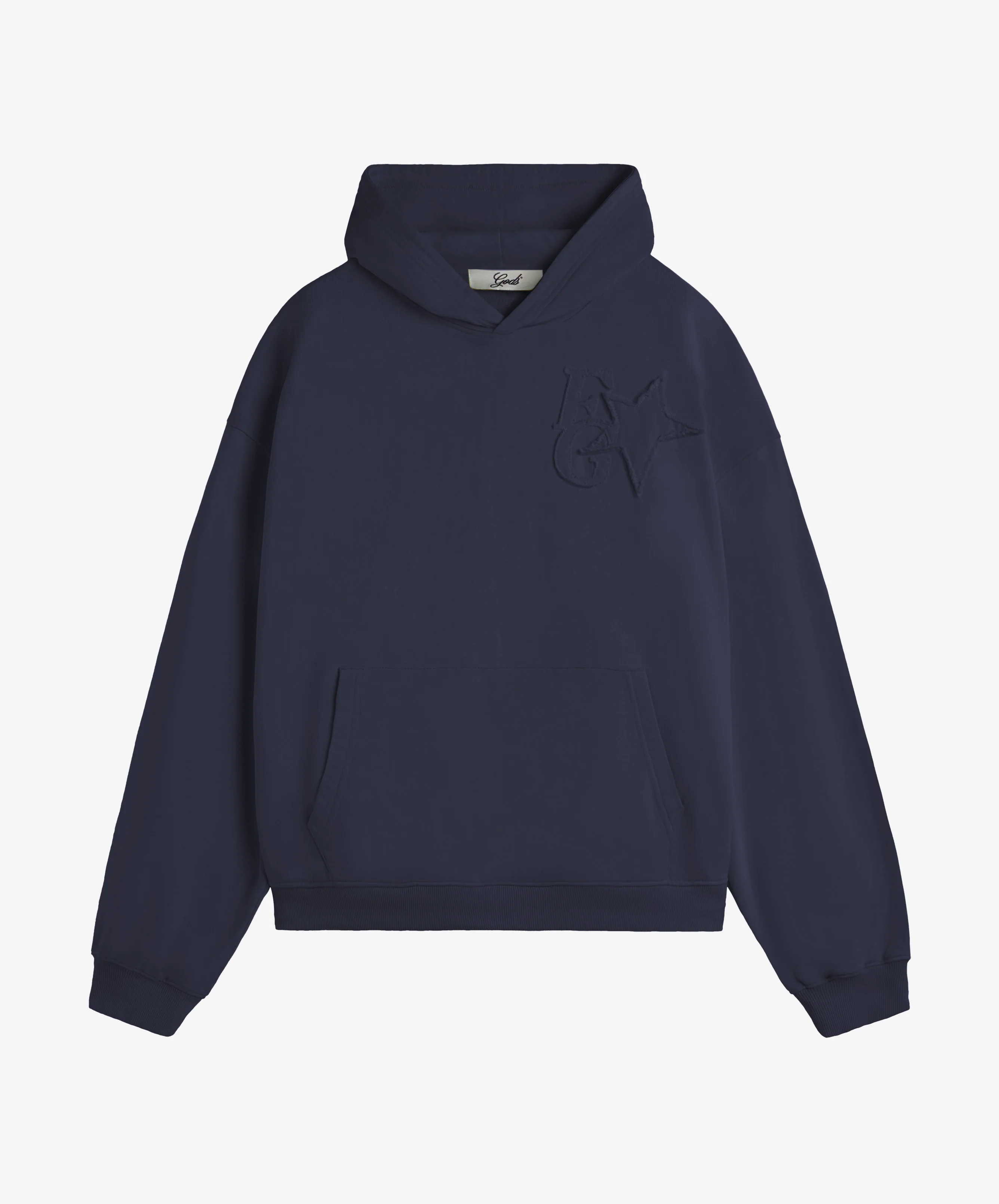 Star Washed Hoodie Navy - Image 5